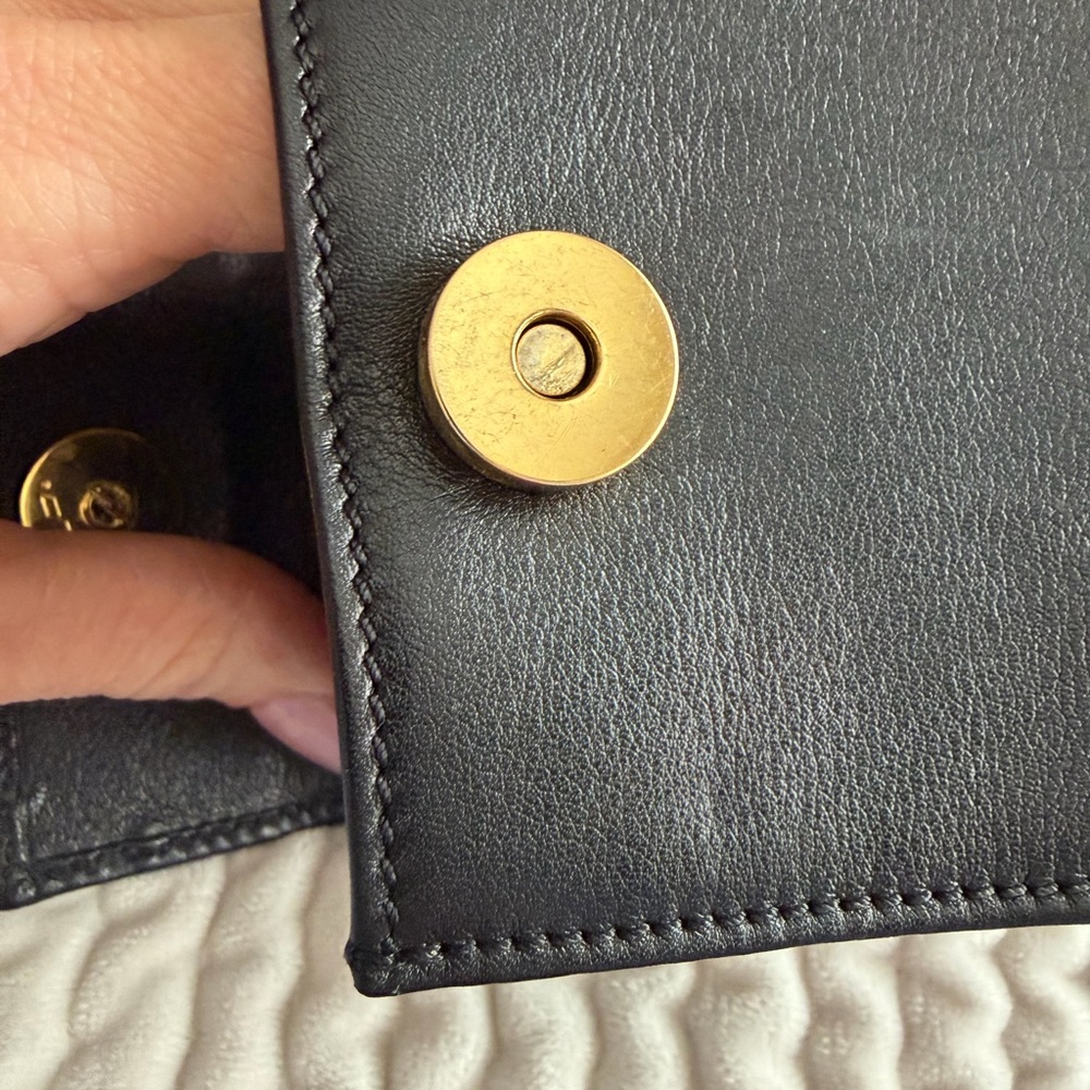 Celine Black Mini Bag with Gold Chain - Picture 6 of 8